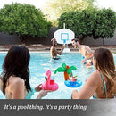 Winerming Inflatable Drink Holder 15 Packs of Inflatable Buoys, 15 Inflatable Coasters of Different Shapes, for Pool Parties, Suitable for Summer Pool Parties (15 Pieces + Inflator)