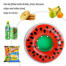 Winerming Inflatable Drink Holder 15 Packs of Inflatable Buoys, 15 Inflatable Coasters of Different Shapes, for Pool Parties, Suitable for Summer Pool Parties (15 Pieces + Inflator)