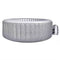 WQSFD 2-4 Person Inflatable Hot Tub with Smart Pump, 110 Airjet Massage System Spa, Self-inflated, with Hot Tub Matching Accessories, Grey Rattan Effect