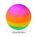 Xiaoyaoyou Swimming Pool Diving Ball Underwater Toy, Colorful Rainbow Pool Toy Ball Under Water Passing, Dribbling, Diving Game Ball Water Toy for Teens Kids Adults Fashionable