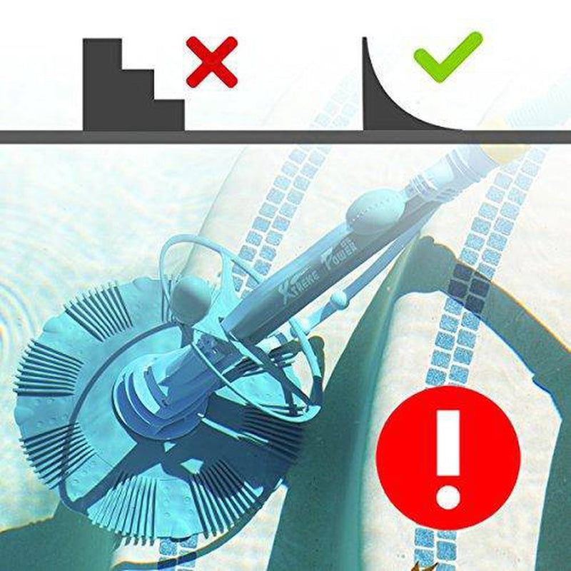 XtremepowerUS (Green in/Above Ground Automatic Swimming Pool Cleaner Hover Vacuum Generic Kreepy Krauly + 5 Way Pool Testing Kit