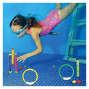 yangmeng 19 Pieces of Diving Game Toy Set Ring Treasure Diving Treasure Hunt Underwater Swimming Pool Children's Gift Summer Torpedo Rocket Throwing Fish ( Color : 19pcs )