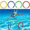 Yeaphy Classic Diving Rings, 4-Pack Diving Toys, Swimming Pool Toys for Children, Diving & Retrieval, EZ-Grab with a Large Diameter