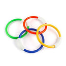 Yeaphy Classic Diving Rings, 4-Pack Diving Toys, Swimming Pool Toys for Children, Diving & Retrieval, EZ-Grab with a Large Diameter