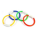 Yeaphy Classic Diving Rings, 4-Pack Diving Toys, Swimming Pool Toys for Children, Diving & Retrieval, EZ-Grab with a Large Diameter