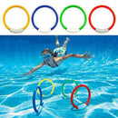 YESBAY Pool Diving Toys, 22Pcs/Set Diving Toys Portable Wear-Resistant ABS Fish Ring Torpedos Swimming Toys Set for Beach 22Pcs/Set