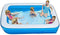 Yikefan Pools Soaking tub Paddling Pool Inflatable Swimming Pool for Adults Kids,Extra Large Above Ground Inflatable Pool,Family Kiddie Pool for Toddlers,Backyard Patio Garden A 120x72x24inch