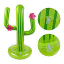 yuangower Inflatable Cactus Ring Toss Game,Cactus Swimming Pool Ring Toss Games Water Base Floating Swimming Pool Game for Kids Adults,Summer Pool Beach Party Supplies