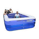 YYDD Bath Tub Ocean Ball Pool Oversize Design Pools for Kids and Adults, Thick Wear-Resistant Cold-Resistant PVC Material Outdoor Garden Backyard Summer Family Playing Water (Size : 428x210x60 cm)