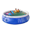 YYDD Family Interaction Summer Pool Party Big-Sized Inflatable Swimming Pool Family Swimming Pool Swim Center for Kids, Adults, Outdoor, Garden, Backyard 396x84 cm Summer Family Playing Water