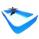 YYDD Family Swimming Pool Oversize Design Adults Inflatable Swimming Pool Smooth Edges Without Burrs Summer Water Party Outdoor Garden Backyard 428x210x60 cm Summer Family Playing Water