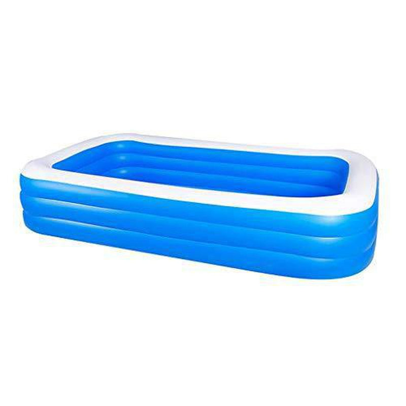 YYDD Inflatable Swimming Pool for Adults and Kids Family Lounge Pool Portable Outdoor Indoor Garden Backyard Water Play 388x200x68 cm Summer Family Playing Water