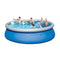 YYDD Round Children's Inflatable Swimming Pool Oversize Design Air Swimming Pool Thick Wear-Resistant Cold-Resistant PVC Material Outdoor, Garden, Backyard Summer Family Playing Water