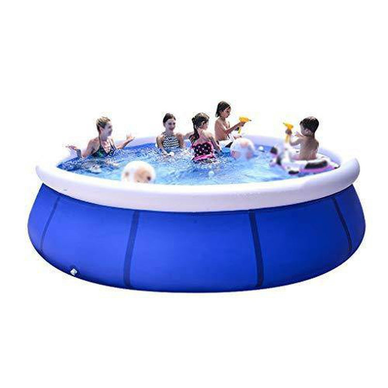 YYDD Round Swimming Pool Oversize Design 1-9 People Use Thickened Abrasion Resistant Family Inflatable Pool Backyard Summer Water Party Outdoor Garden Summer Family Playing Water