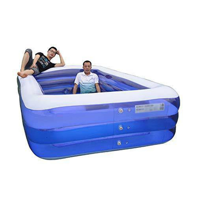 YYDD Summer Water Party Swimming Pools Children's Inflatable Swimming Pool Load Bearing is Not Easy to Damage PVC Material Outdoor Garden Backyard Summer Family Playing Water