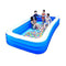 YYDD Swimming Pool Oversize Design Adults Air Swimming Pool 1-8 People Use Thickened Abrasion PVC Material Outdoor Indoor Garden Backyard 360x196x68 cm Summer Family Playing Water