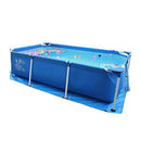 ZHANGPP Summer Outdoor Inflatable Swimming Pool, 87 Inch Portable Rectangular Inflatable Baby Paddling Pool, Outdoor Large Pool with Stand,for Home Backyard Garden