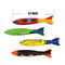 ZHFUYS Pool Toy,Underwater Swimming Toy Throwing Diving Torpedo Shark,4 Pack