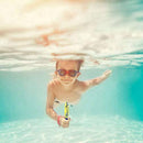 ZJchao 4 Pcs Underwater Torpedo Rocket Throwing Swimming Diving Game Summer Toy Children Swimming Pool Diving Water Toy Throwing Torpedo