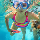 ZJchao 4 Pcs Underwater Torpedo Rocket Throwing Swimming Diving Game Summer Toy Children Swimming Pool Diving Water Toy Throwing Torpedo