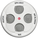 Zodiac 7445 1-Inch to 1-1/2-Inch White 4 Function SpaLink Remote Replacement for Zodiac Jandy AquaLink RS Control System, 200-Feet
