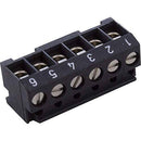 Zodiac Jandy Pro Series Terminal Bar Connector, 6 Pin Brown, AquaLink RS