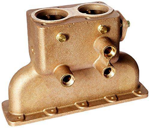 Zodiac R0476603 2-Inch Bronze Inlet Outlet Header Assembly Replacement for Select Zodiac Jandy Legacy 250 Pool and Spa Heater