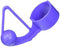 Zodiac W70486 Purple Weighted Spur Replacement for Zodiac Baracuda Wahoo Pool Cleaner