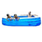Blow Up Pool Kid Swimming Pool, Family Interaction Summer Paddling Pool Party Backyard Summer Play Water Outdoor Garden Thickened Abrasion Resistant 388x210x68 cm Family Interactive Pool