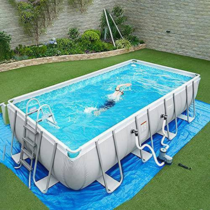 Bracket Swimming Pool, Home Adults and Children Thickened Swimming Pool Outdoor Folding Rectangle, Sizes are Available