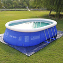 Niyokki Family Inflatable Swimming Pools Above Ground, Portable Outdoor Backyard Easy Set Blow up Pools for Kids and Adults, Kiddie Pools, Family Lounge Pools